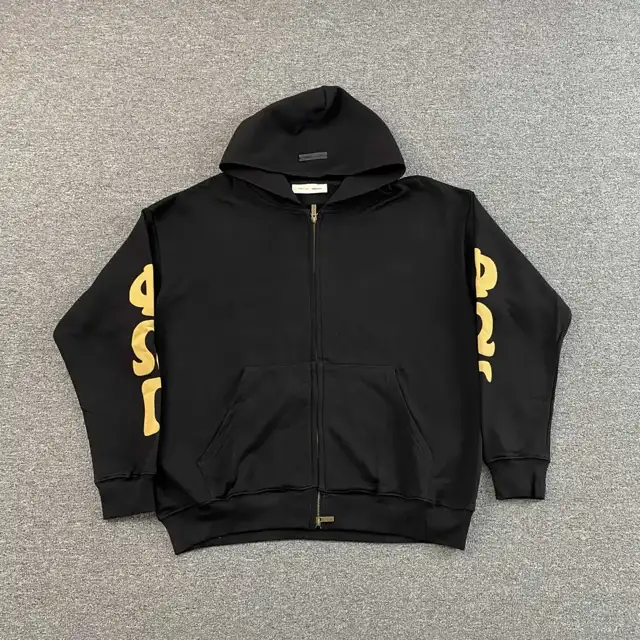 Graphic zip-front hoodie from the ESSENTIALS edit