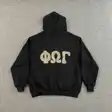 Contrast graphic hoodie — photo 4